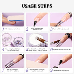 VANSISOS instruction guide with clear steps for confident nail art at home.