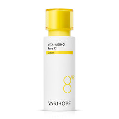 VARIHOPE Vita-Aging Pure C Cream jar with rich texture for deep hydration.