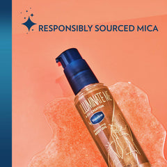 Vaseline Illuminate Me body butter being applied to arm for moisturized skin.