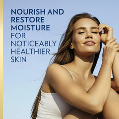 Closeup of Vaseline Essential Healing label highlighting ingredients