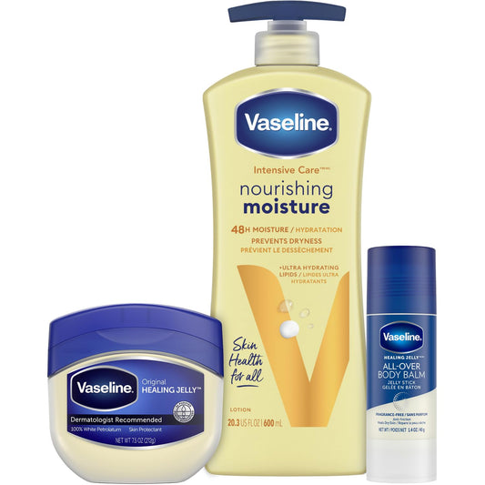 Vaseline Intensive Care lotion bottle showing smooth hydration