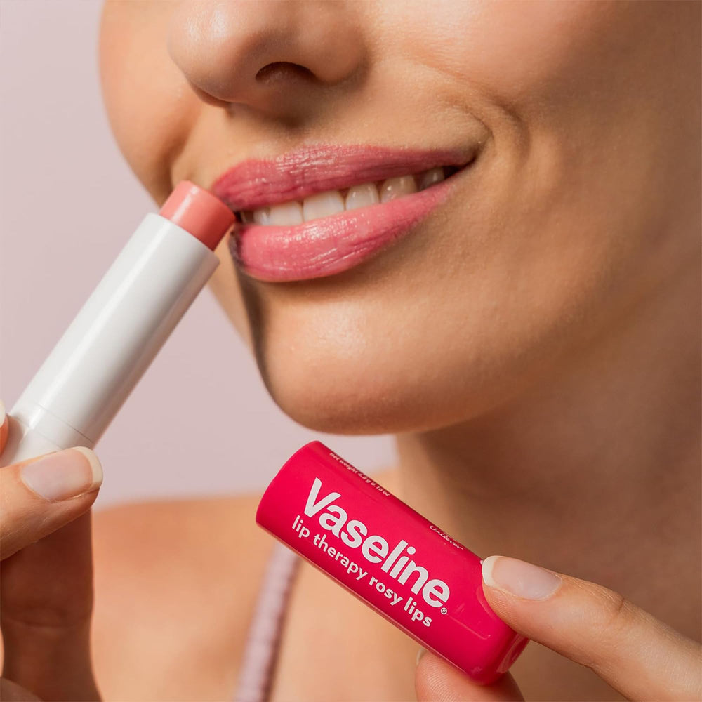 Travel-friendly 24-pack bulk with Vaseline lip care.