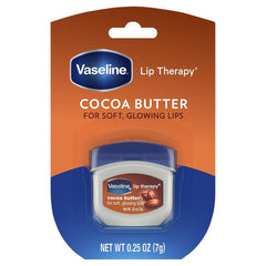 Eight Vaseline Lip Therapy Cocoa Butter tubes in an eight-pack for convenience