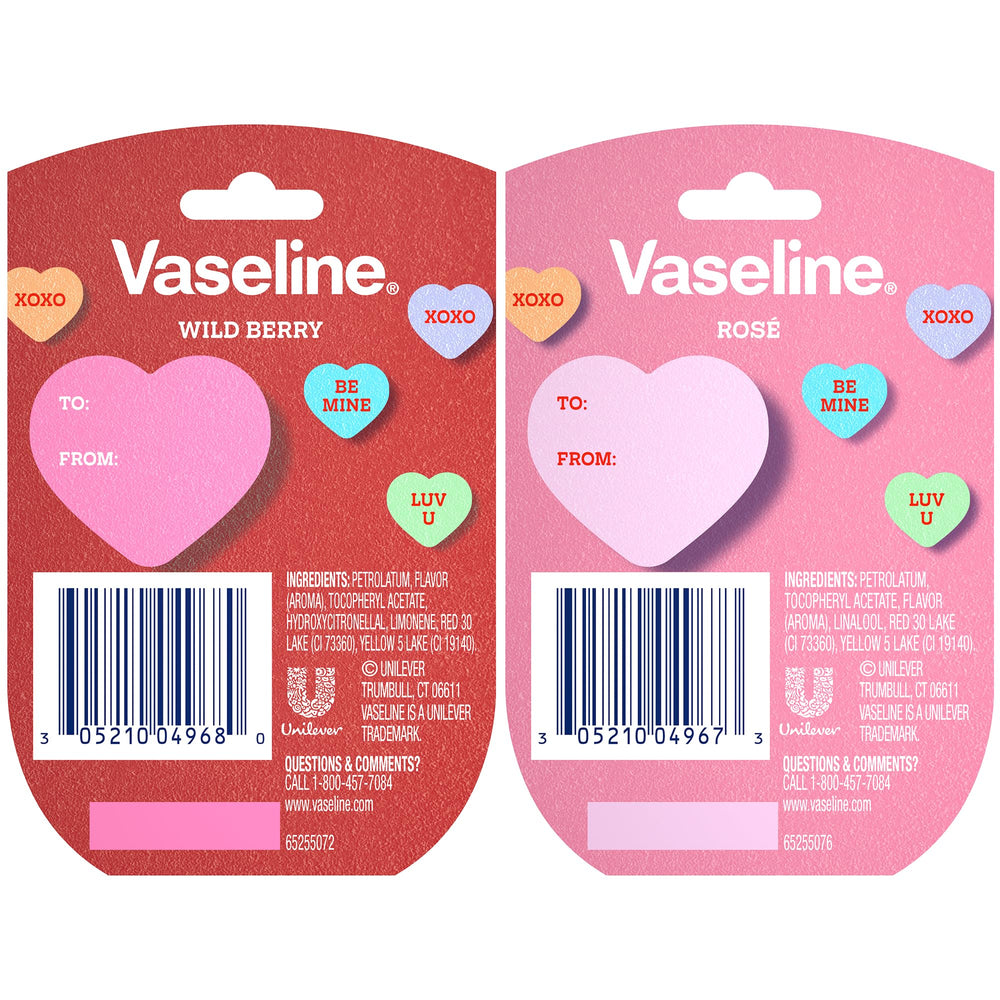 Vaseline Lip Therapy Wild Berry mini pack provides subtle color and soothing hydration for everyday lips.