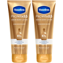 Vaseline Luminous Glow bottle shows weightless hydration for daily comfort