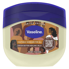 Vaseline Rich Conditioning Cocoa Butter jar; creamy moisture for skin