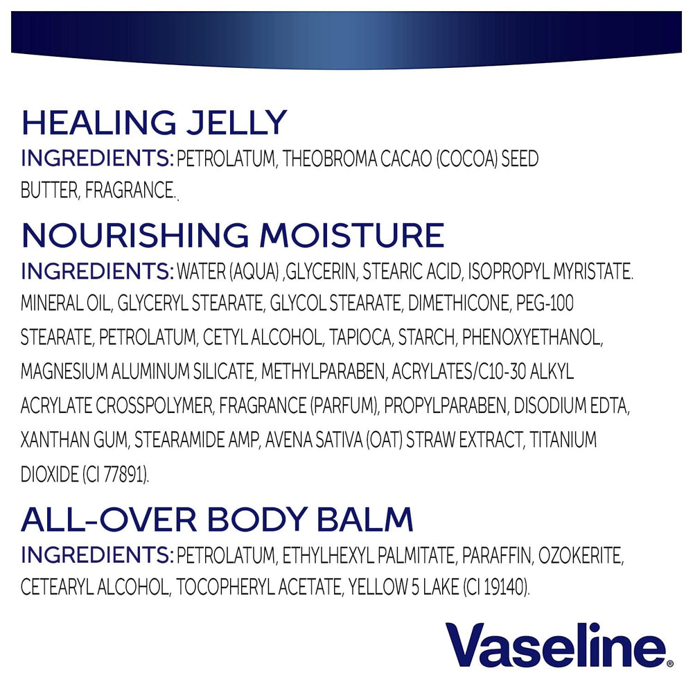 Travel-friendly Vaseline trio ready for on-the-go moisturization