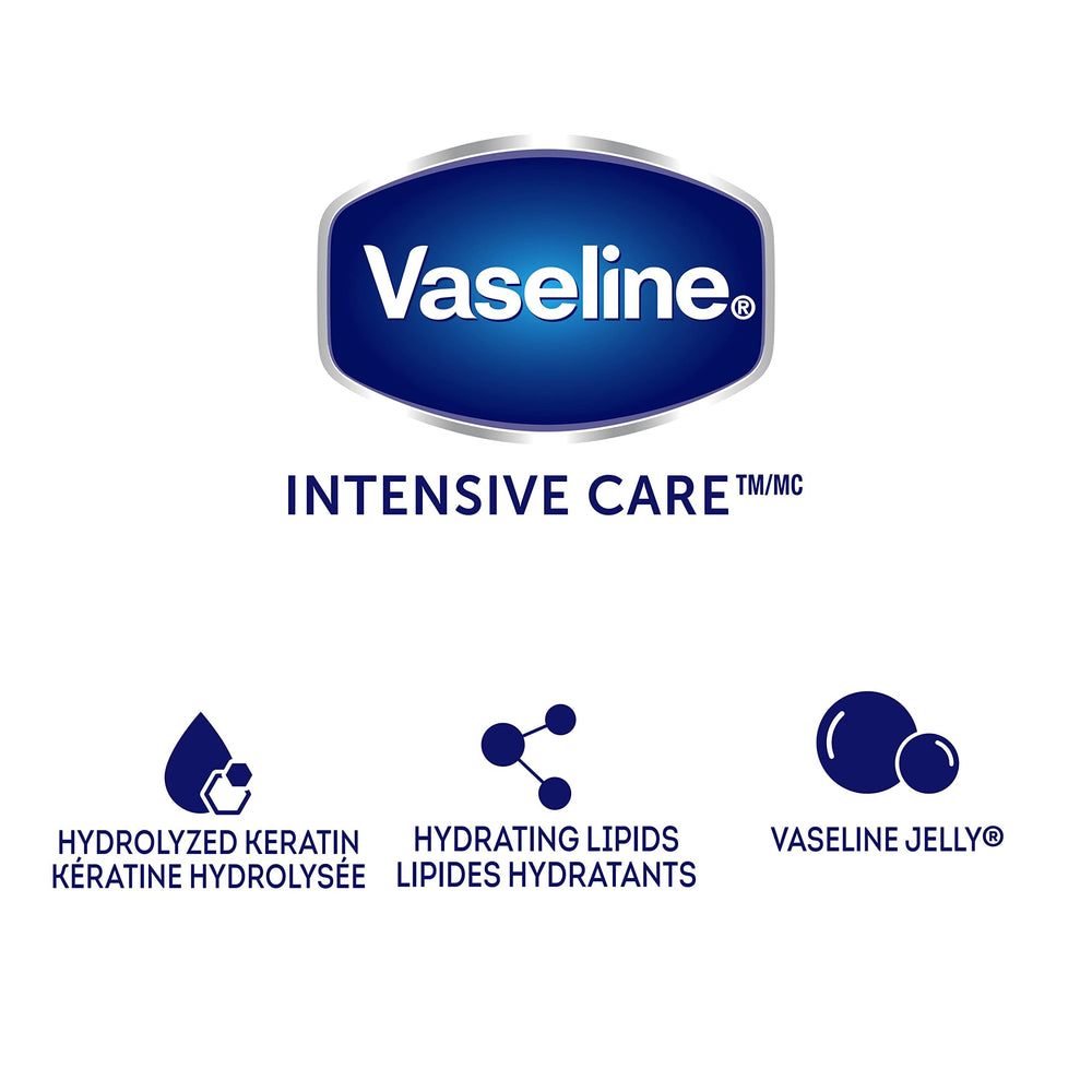 Vaseline travel-size tube for on-the-go hydration during trips.