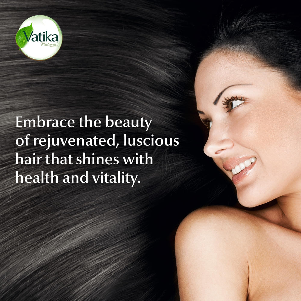 Vatika Naturals At-home salon feel image implies effortless routine with vitality.