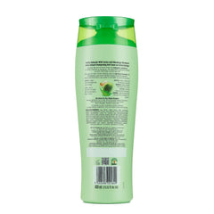 Vatika Naturals Daily Shampoo ingredients graphic showing garlic and cactus for strength.
