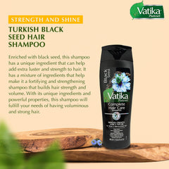 Vatika Naturals shampoo foam demonstrating gentle cleansing.