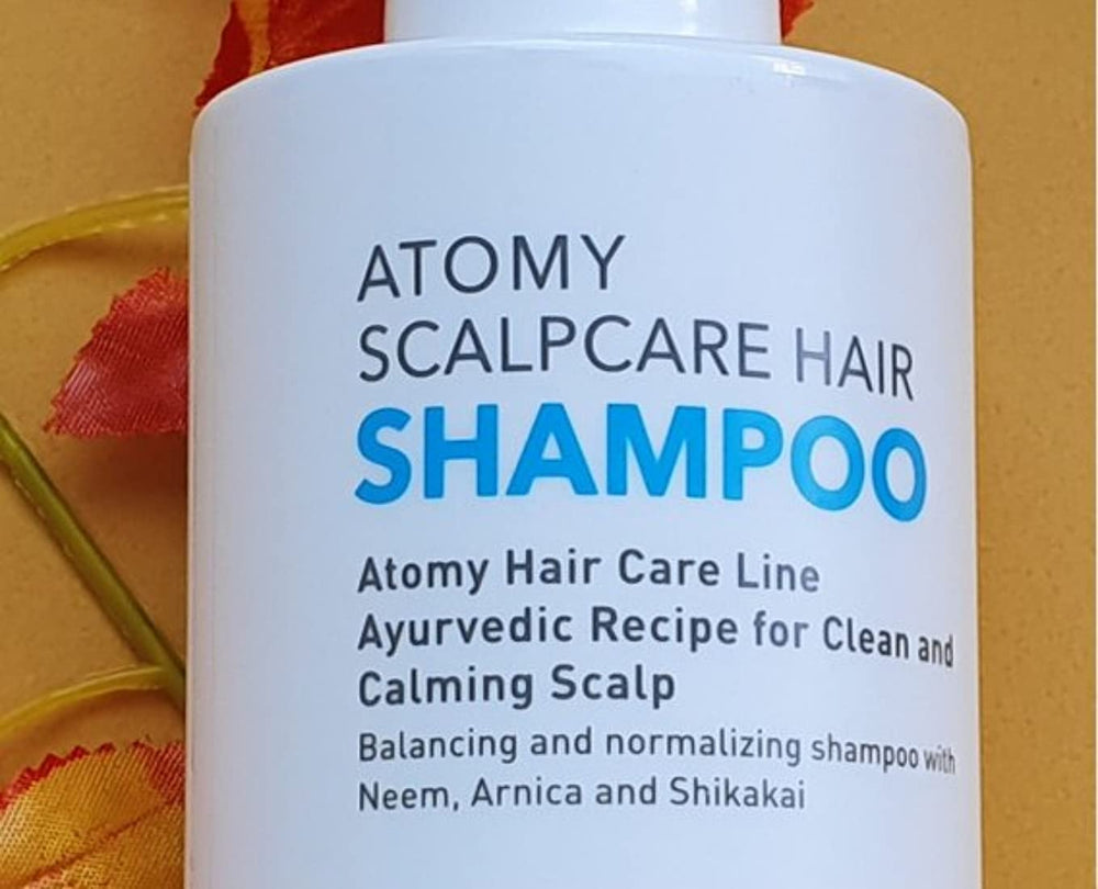 VAU Atomy shampoo soft formula supports gentle care.