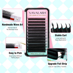 VAVALASH 7D W-shape lashes packaging ready for salon use.