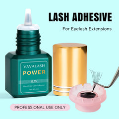 VAVALASH Power volume lash fans setup with quick setting action.