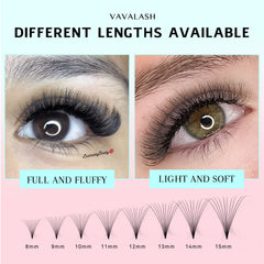 VAVALASH time-saving design speeds up lash application workflow.