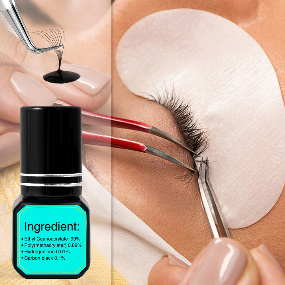 VAVALASH volume lash fans setup emphasizing quick-dry performance.