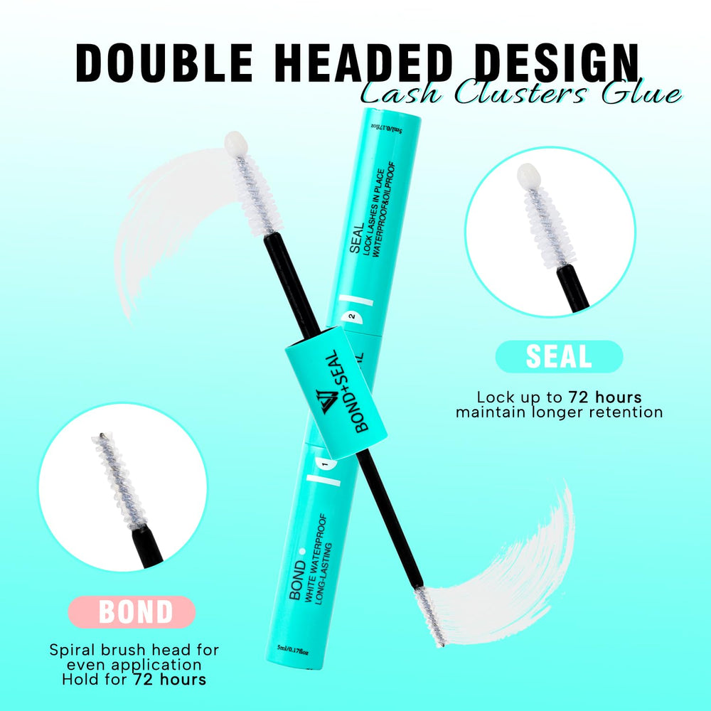 VAVALASH waterproof lash glue demonstrates long-lasting hold for day wear.