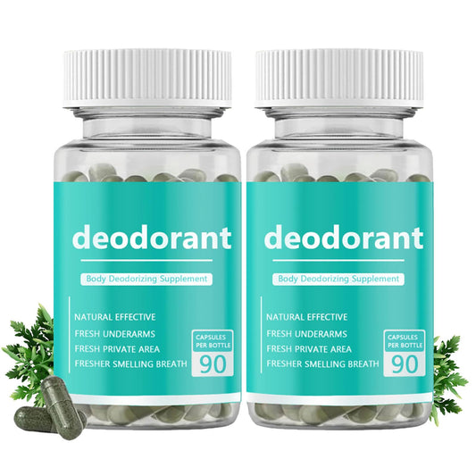 Vbolre body deodorizing supplement bottle front view promotes all-day freshness.