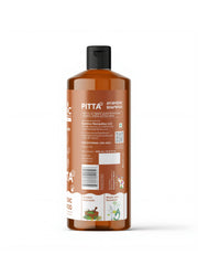 Vedic Juices Pitta Shampoo bottle on routine setup promotes vitality and balanced hair health