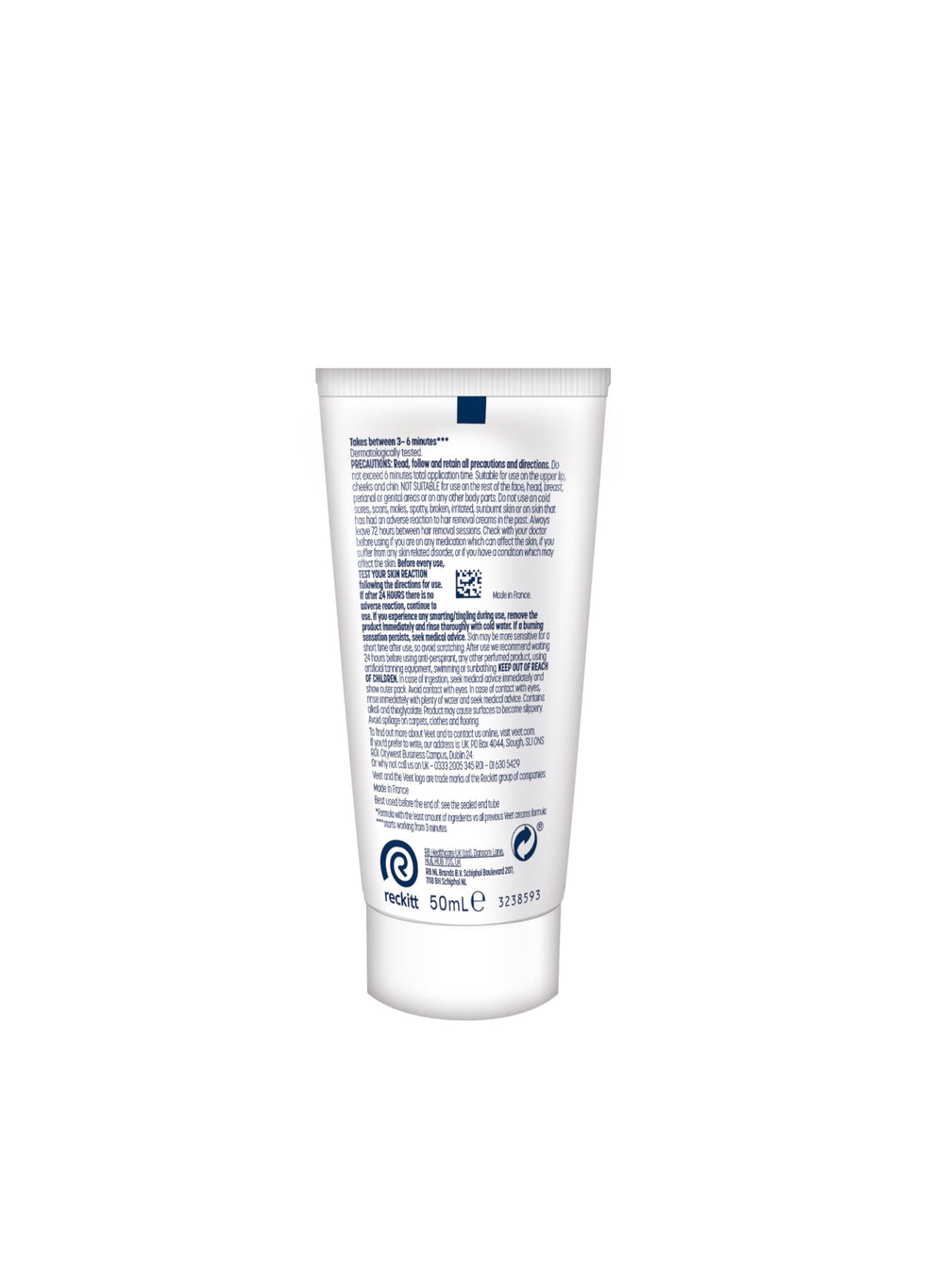 Veet Face Cream Kit Sensitive smooth result on facial skin