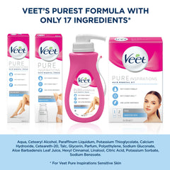 Veet Face Cream Kit Sensitive after use skin feels soft