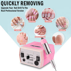 Véfaîî JD700 low-noise design supports comfortable, longer nail sessions.