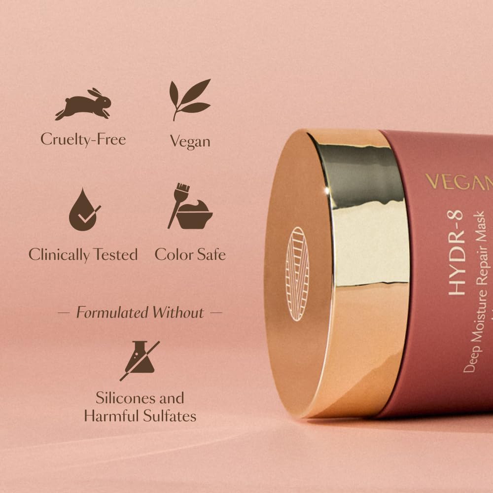 VEGAMOUR HYDR-8 floral vanilla scent captured in the bottle