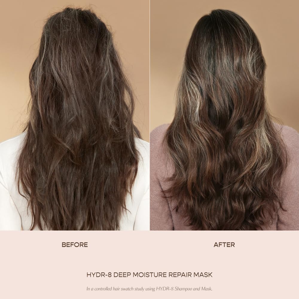 VEGAMOUR HYDR-8 application on hair reveals smooth results