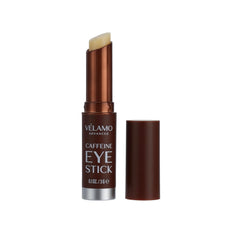 VELAMO ADVANCED caffeine eye stick close-up showing refreshed under-eye skin