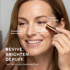 VELAMO ADVANCED morning routine eye care setup for quick awakening