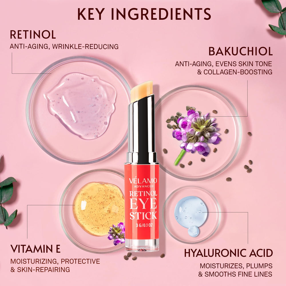 Glide-on balm design enables easy, gentle application around the delicate eye area.