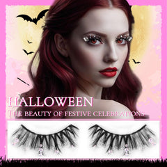 Veleasha Christmas Lashes 20mm wispy design for elegant cosplay drama.