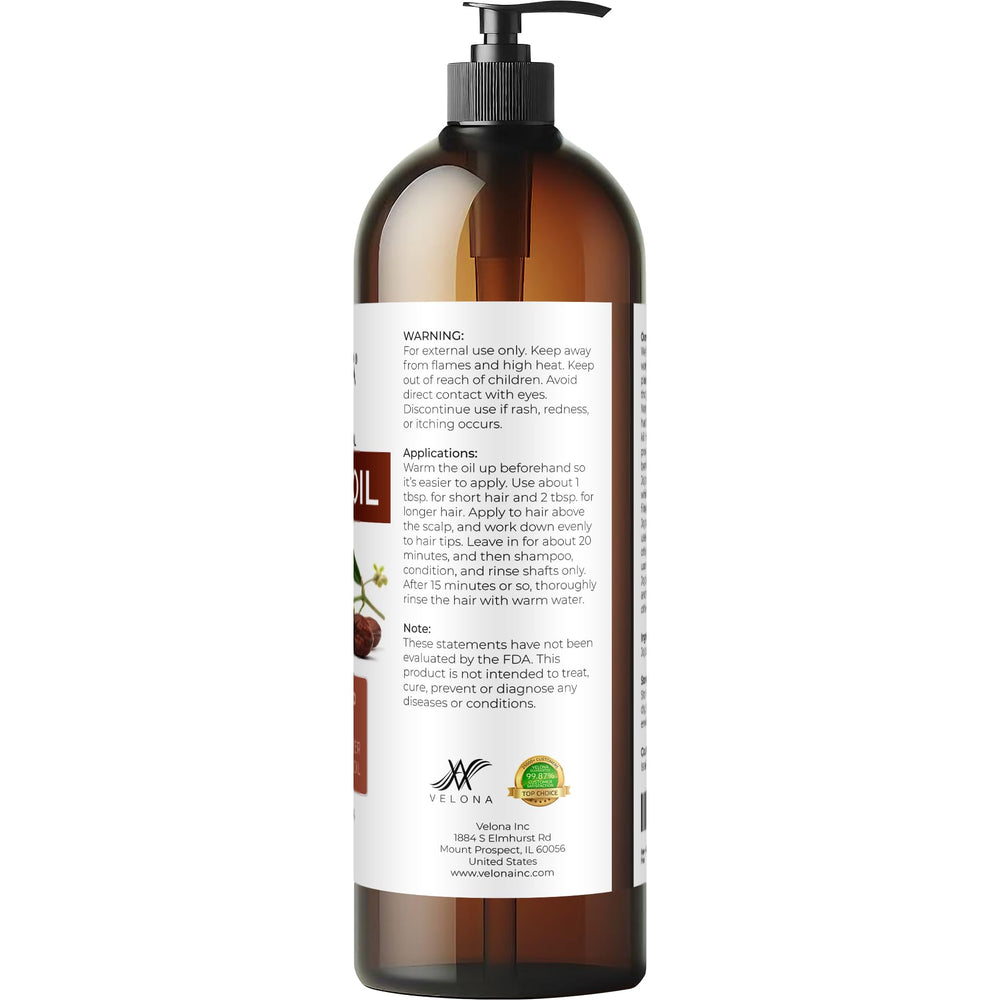 Velona Jojoba Oil on white background illustrating clean, non-greasy finish