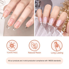 V VENALISA Builder Nail Gel clear 50ml bottle close-up showing clarity and quality.