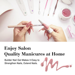 Venalisa Polygel nail extension setup for salon-quality at home.