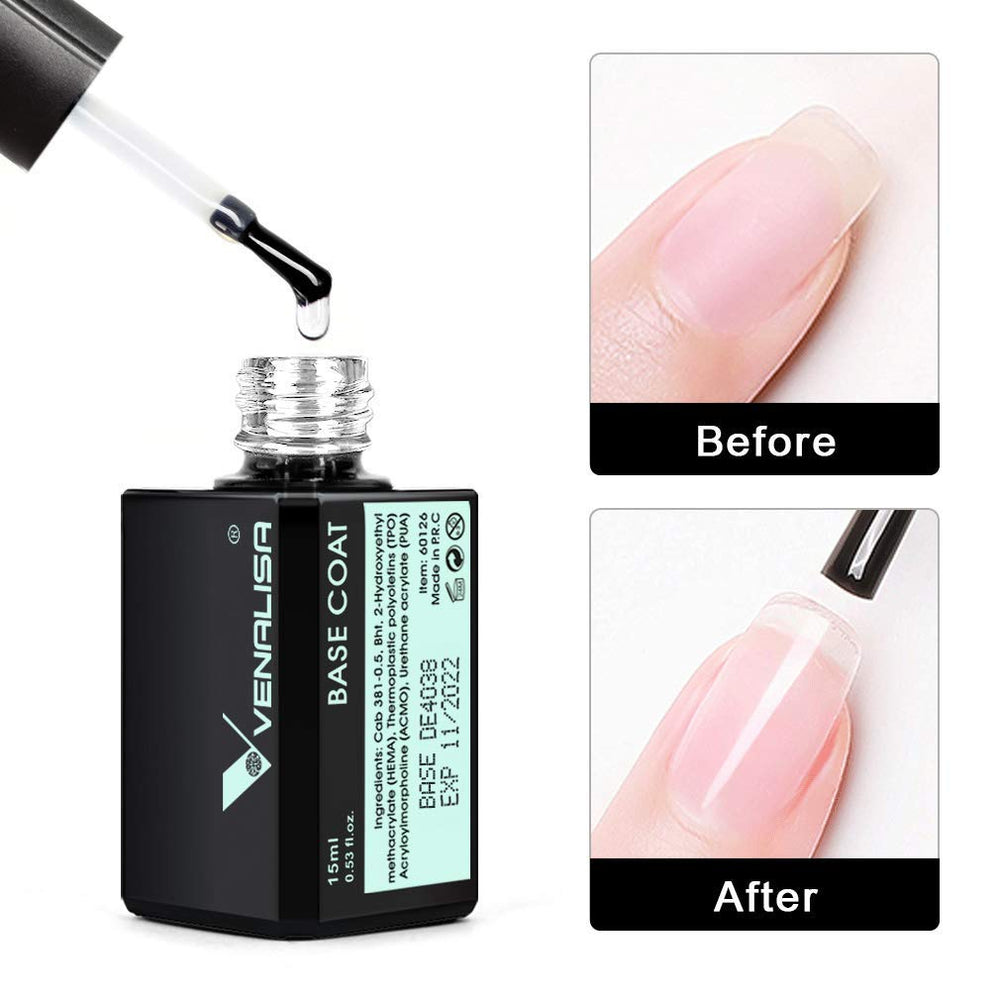 VENALISA professional gel nails at home with minimal odor.
