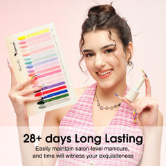V VENALISA V3 pink gel polish bottle showing vibrant color for quick manicures.