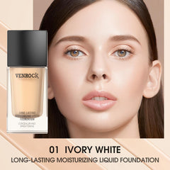 Venrock foundation texture close-up shows smooth, buildable coverage