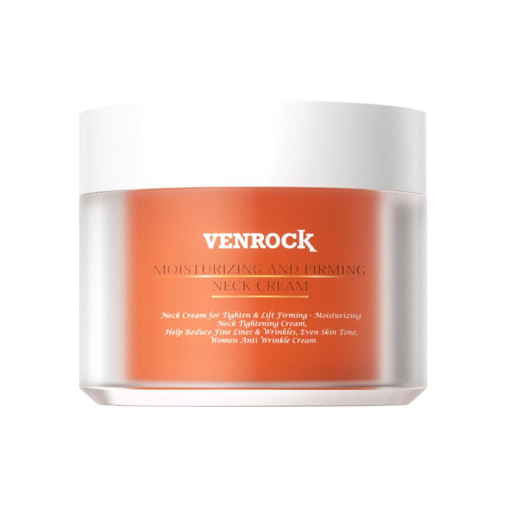 Venrock anti-aging neck cream jar for easy daily neck care