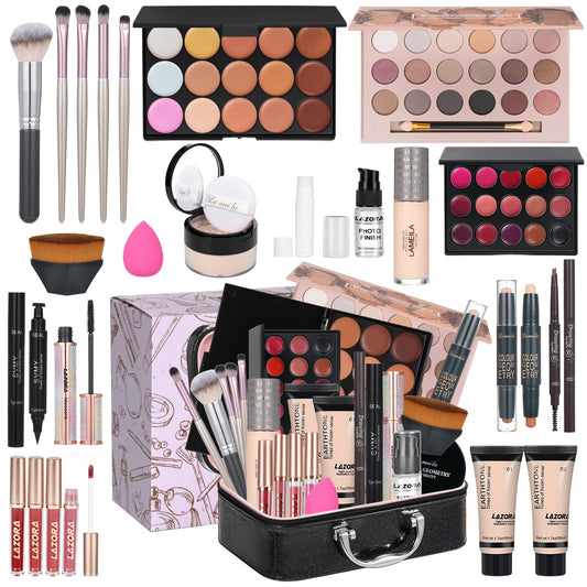 venshun all-in-one makeup kit eyeshadow palette for versatile, blendable color and radiant looks