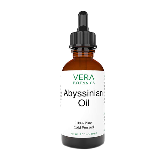 Vera Botanics Abyssinian oil bottle for skin nourishment