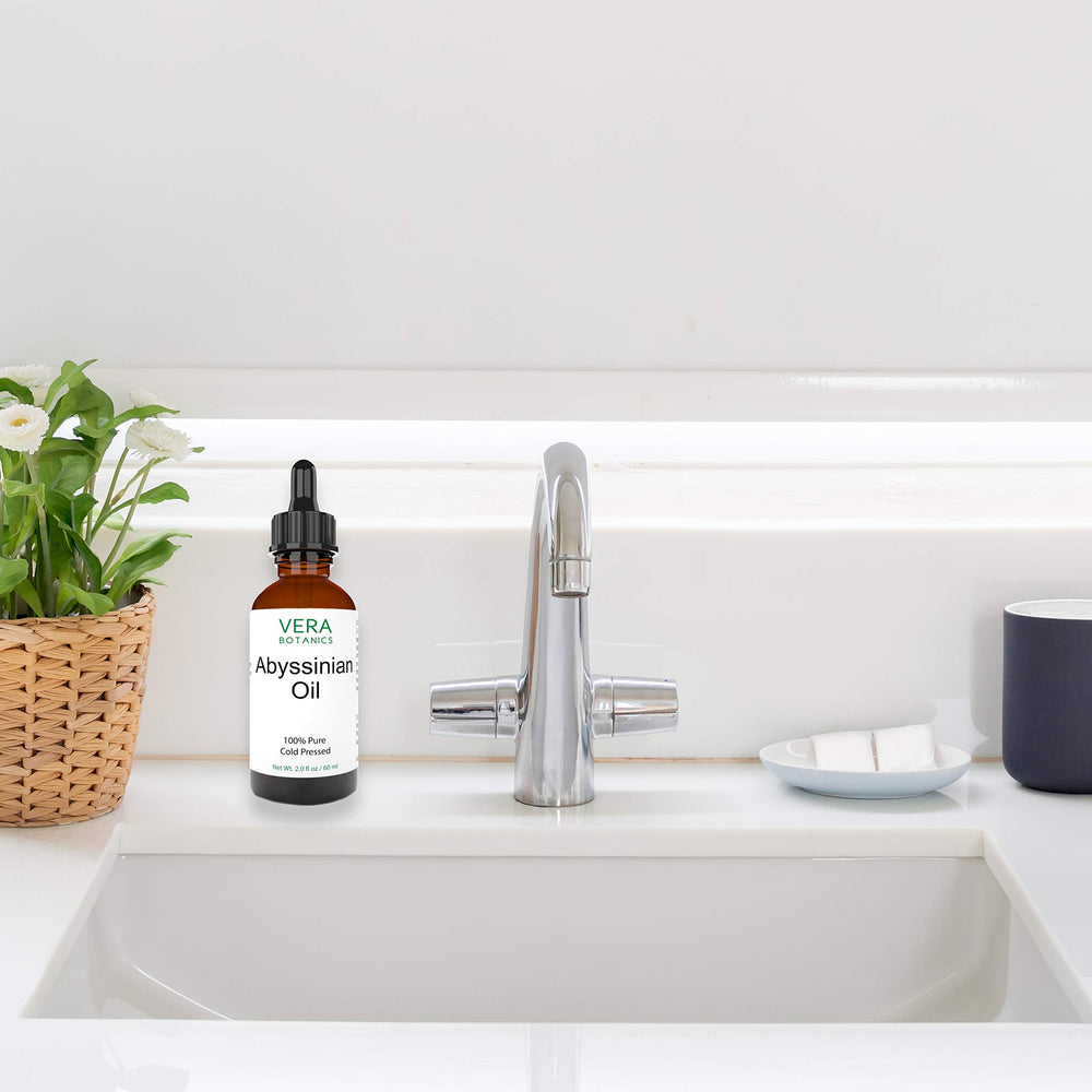 Vera Botanics Abyssinian oil on face for nourishment