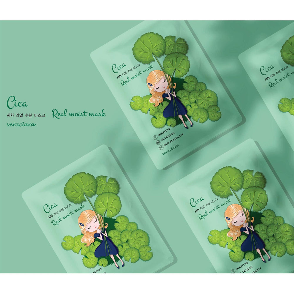 Veraclara facial mask sheet glow ready skin after use.