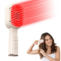 Verfubo laser therapy hair growth comb delivers at-home follicle stimulation for healthier hair.
