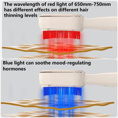 Verfubo red-light therapy for hair growth targets scalp areas with gentle stimulation.