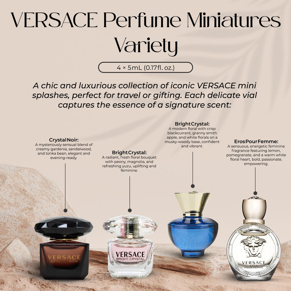 Versace Bright Crystal EDT bottle highlights a vibrant daytime scent.