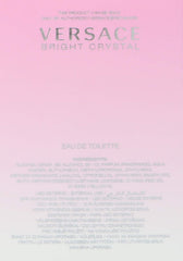 Versace Bright Crystal close-up highlights floral notes and freshness