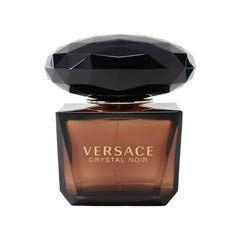 Elegant packaging box featuring Versace branding and Crystal Noir details.