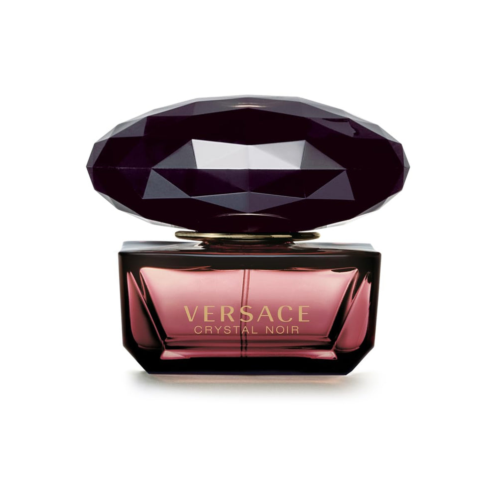 Versace Crystal Noir bottle front view for women, ideal for evening wear