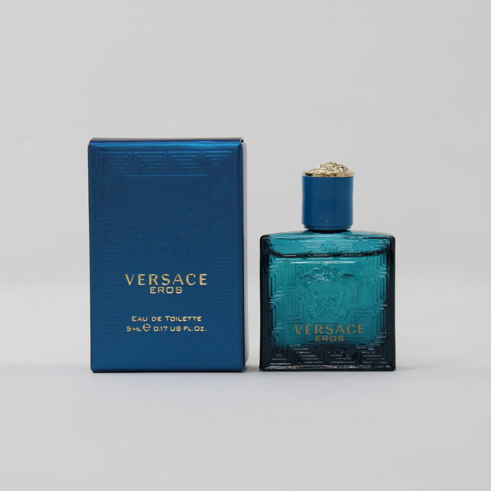 Versace Eros EDT Mini travel case, secure storage for on-the-road scent.